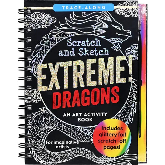 Extreme! Scratch & Sketch Dragons Activity Book