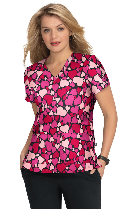 Filipina Mujer Koi French Bull Estampada Mod. Lulu Floaty Hearts