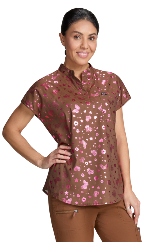 Filipina Mujer Koi Lite Estampada Mod. Ari Iridescent Light Bright