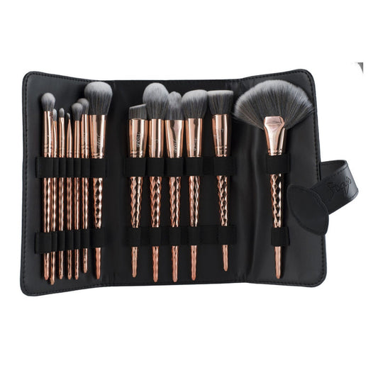 Flique 13 Piece Makeup Brush Set with Travel Case Online Pakistan