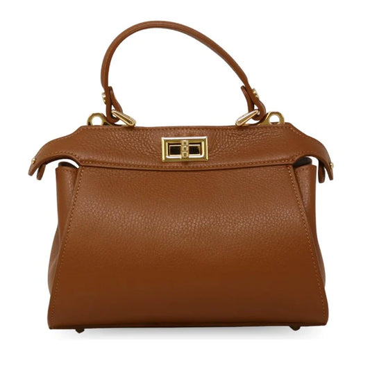 Genuine Italian Leather Handle & Crossbody