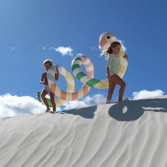 Giant Inflatable Noodle Poolside Sorbet Stripe