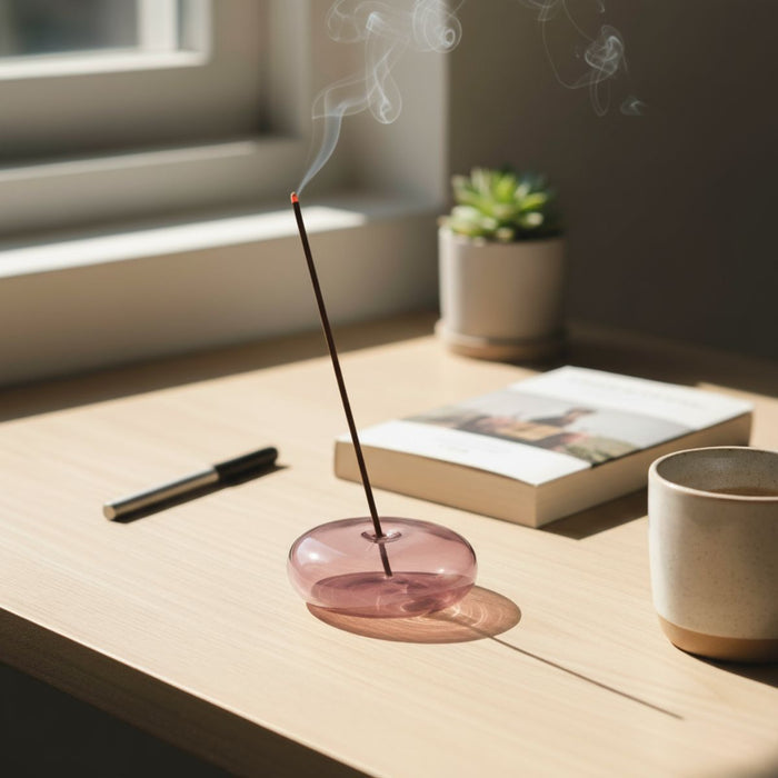 Glass Vessel Incense Holder - Delune