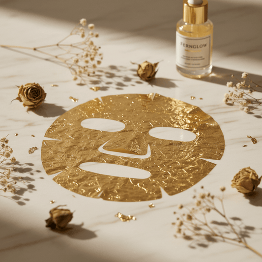 Gold Face Mask Luxury Anti-Aging - Fernglow