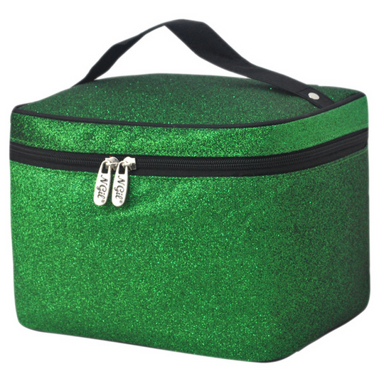 glitter cosmetic case, NGIL makeup bag, large train case, cheer makeup organizer, dance cosmetic bag, gymnastics toiletry case, beauty pageant makeup case, competition makeup organizer, travel cosmetic train case, glitter top handle case, monogram makeup bag, brush holder case, mirror cosmetic pouch, canvas glitter case, sparkle makeup organizer, cheerleader toiletry bag, dancer makeup case, team mom beauty bag, glitter travel case, glam cosmetic tote, large glitter makeup box