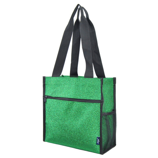Green Glitter NGIL Tote Bag