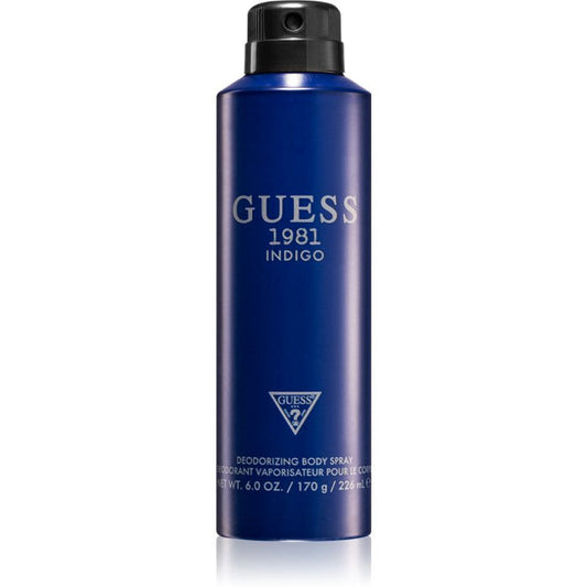 Guess 1981 Indigo Men 170G Body Spray - authentic fragrance from Brands Warehouse Canada