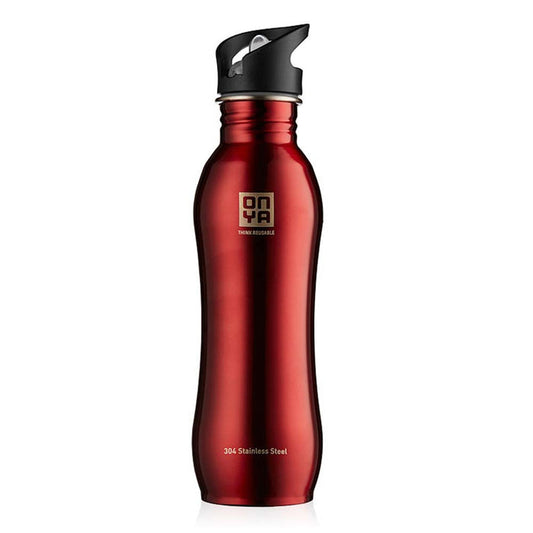 H2Onya Stainless Steel Bottle - Red - 750ml - L'Organic
