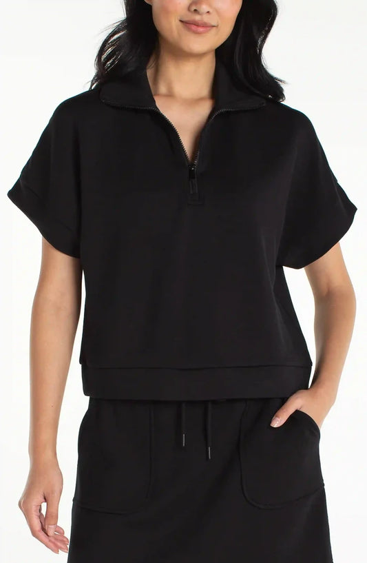 Half Zip Popover Top