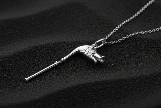 vkngjewelry Pendant Handcrafted Celtic Carnyx Silver Pendant
