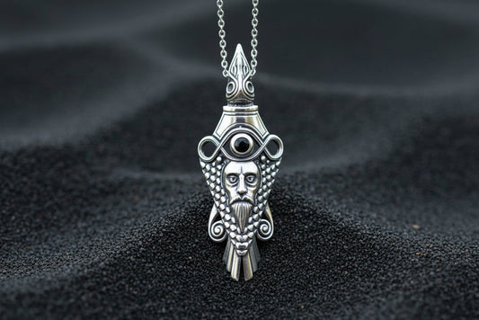 vkngjewelry Pendant Handcrafted Raven Pendant Inspired by Uppåkra Finds