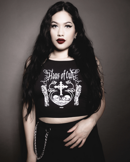 Haus Of Cult Halter Crop - 2 Left!