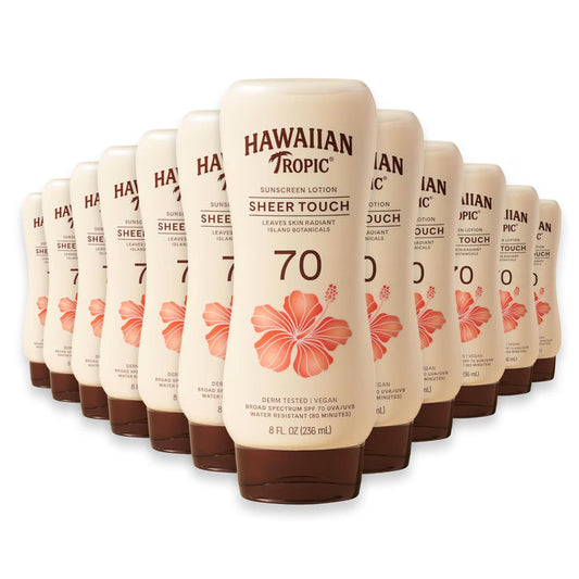 Hawaiian Tropic Sheer Touch SPF 70 Lotion - 12 Pack