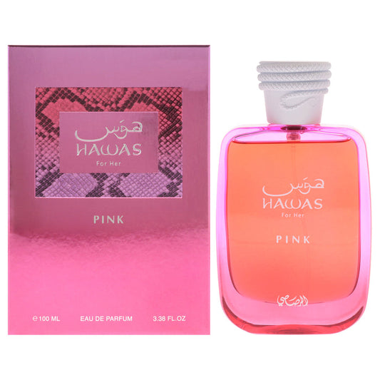 Hawas Pink by Rasasi for Women - 3.38 oz EDP Spray