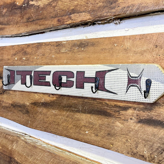 The Hockey Stick Guy ITech Goalie Stick 5 Hook Coat Rack