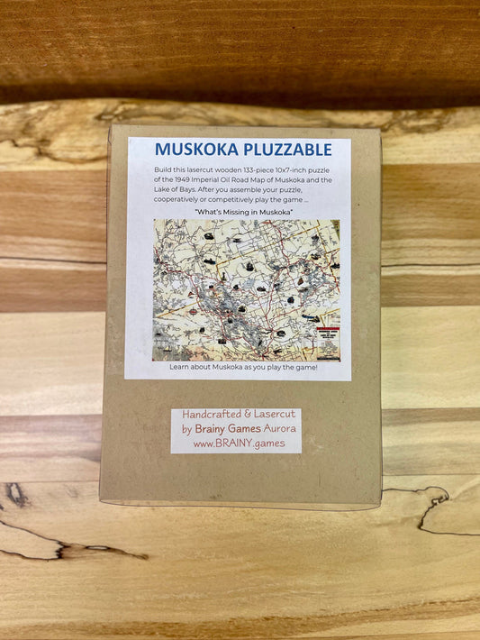 Brainy Games Small Muskoka Map Puzzle