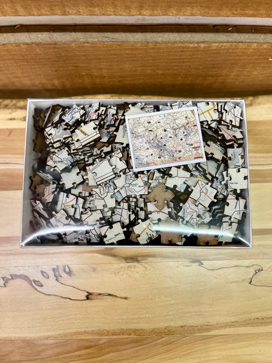 Brainy Games Large Muskoka Map Puzzle