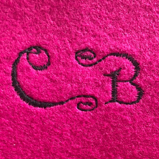 personalise your handbag liner with your own initials