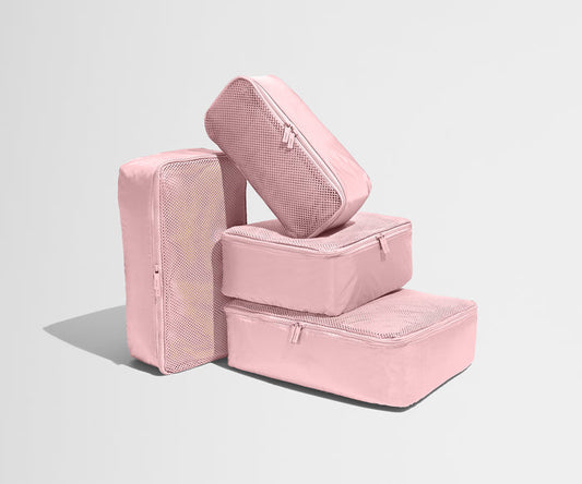 Insider Packing Cubes (Set of 4) in Blush Pink