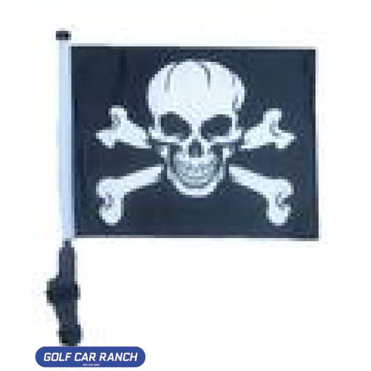 Jolly Roger Pirate Golf Cart Flag