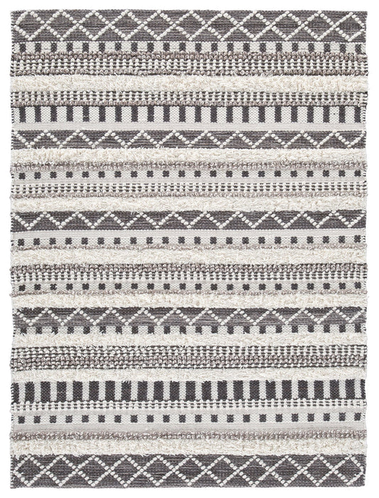 Karalee R404442 IvoryBrown Medium Rug