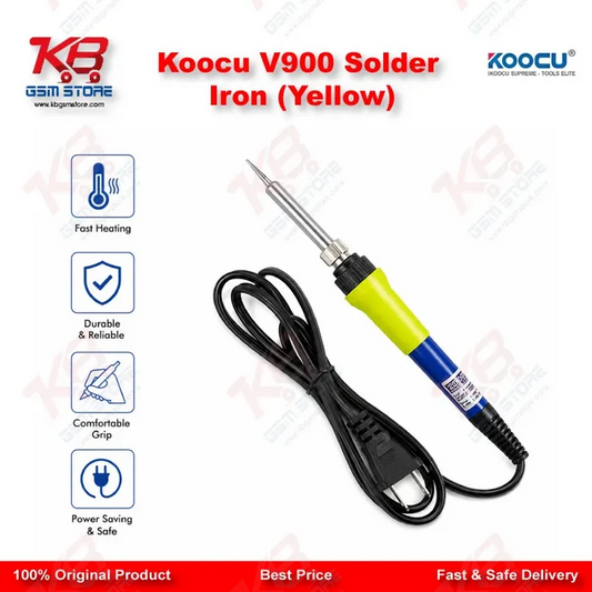 Koocu V900 Solder Iron (Yellow)