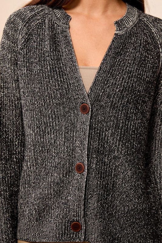 L/S Crewneck Sweater Cardigan
