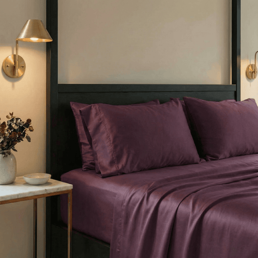 ettitude Standard / Fig Luxe CleanBamboo® Sateen+ Pillowcase Set