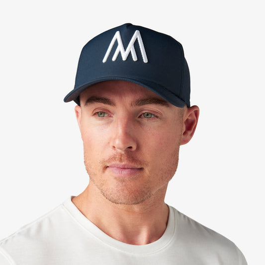 M Logo Snap Nylon Dad Hat