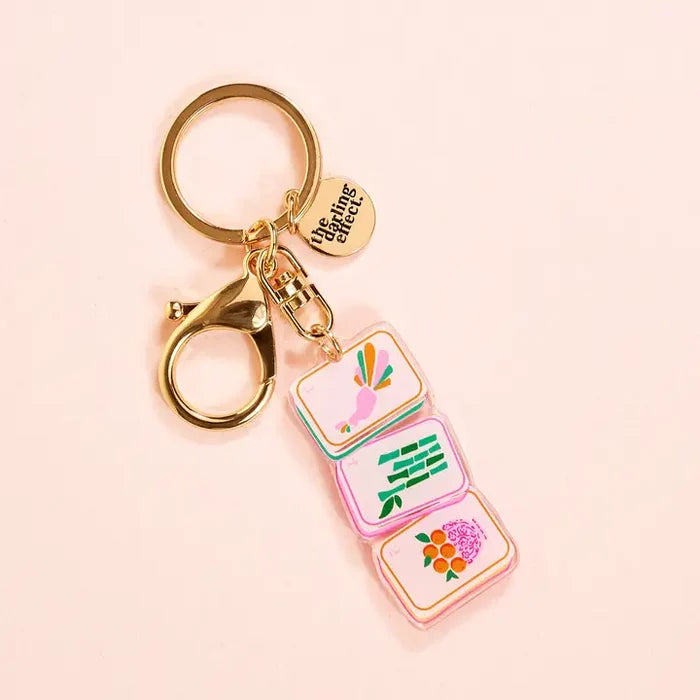 Mahjong Tiles Keychain