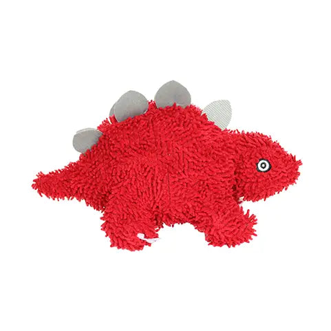 Mighty Microfiber Ball Stegosaurus - Squeaky Dog Toy