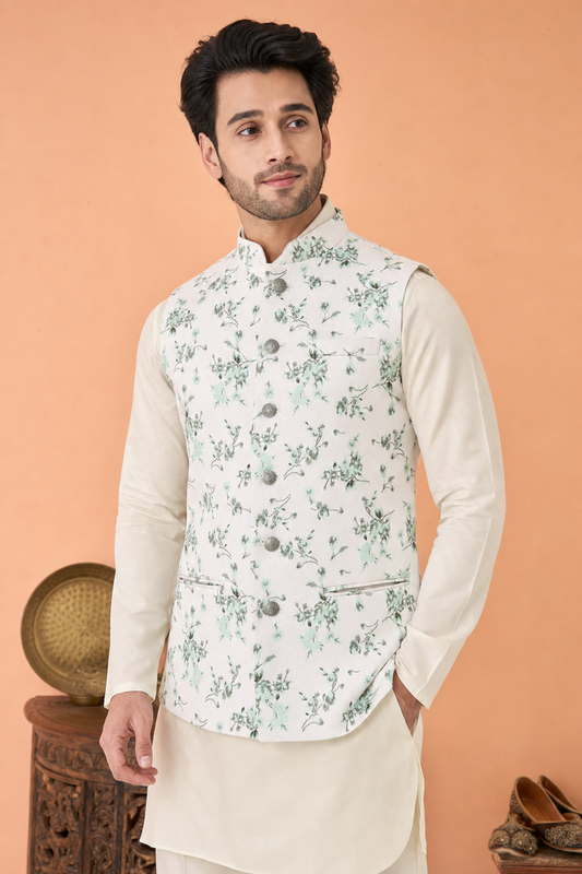 Mint Bloom Festive Koti for Men