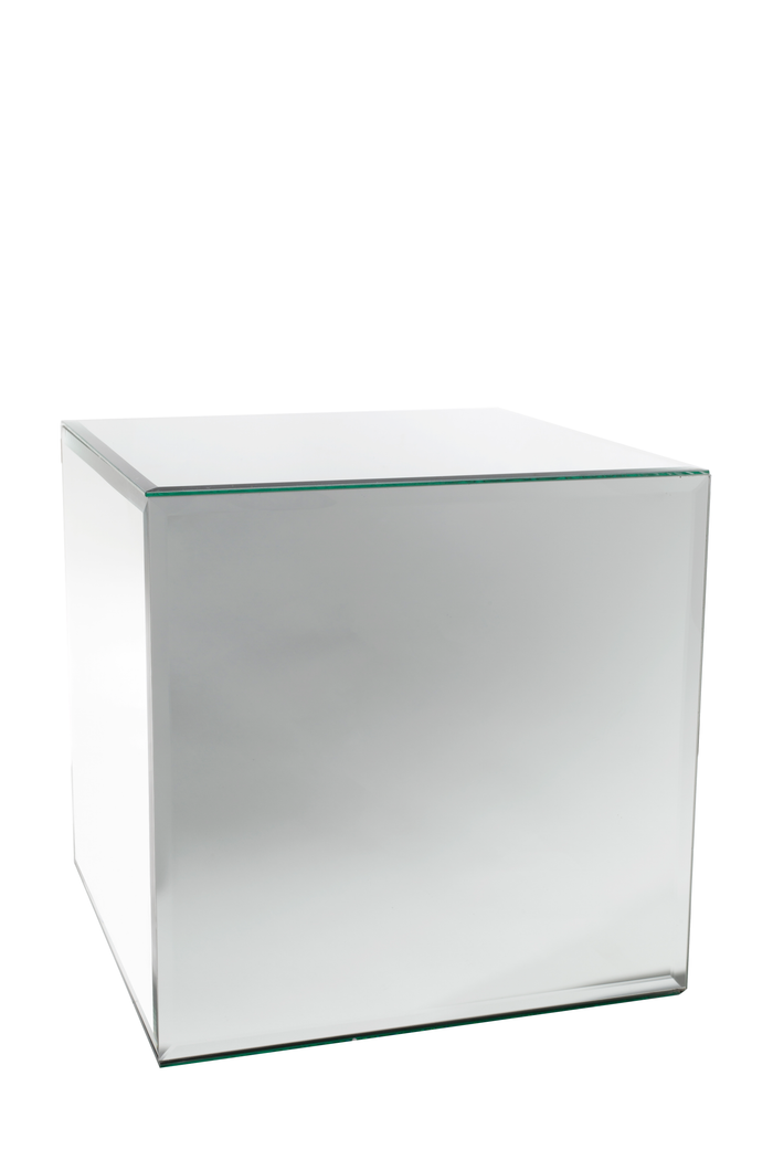 MIRROR PLATFORM STAND - 12" × 12" × 12"