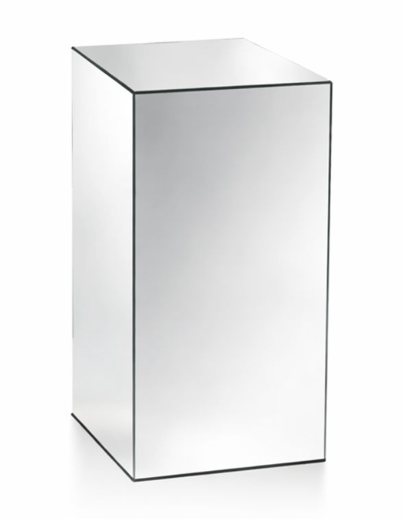 MIRROR PLATFORM STAND - 12" × 12" × 24"