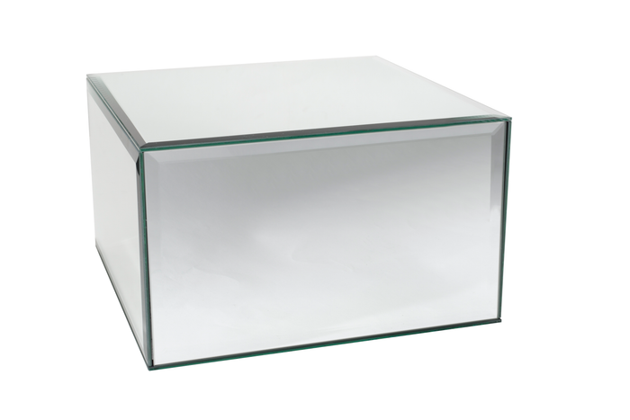 MIRROR PLATFORM STAND - 12" × 12" × 6"