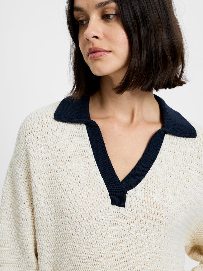 Mozart Contrast Texture Knit