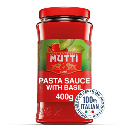 Mutti Tomato & Basil Pasta Sauce 400g