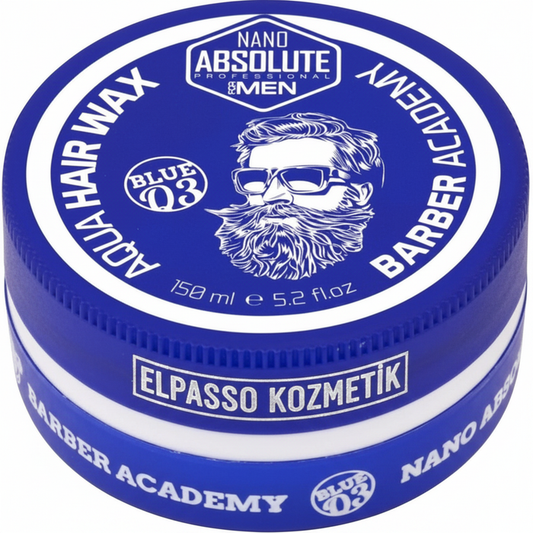 Nano Absolute Aqua Hair Wax Blue 03