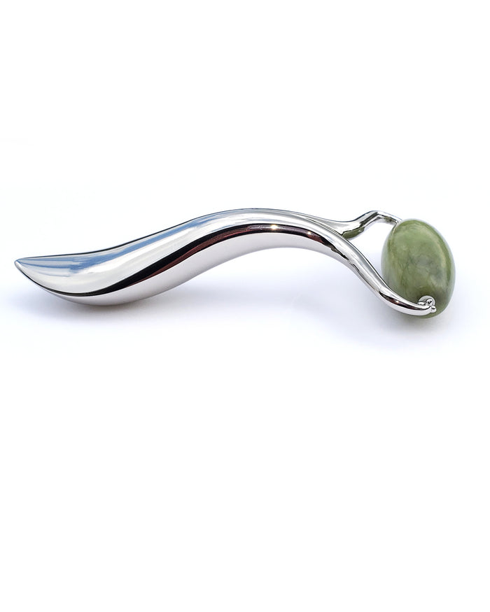 Epifany True Natural Green Jade Face and Body Massage Roller for women and men