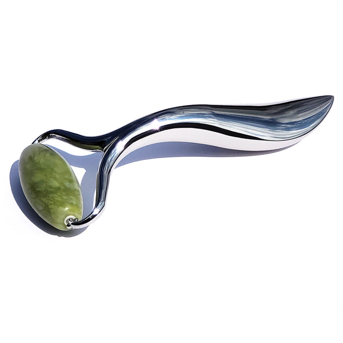 Epifany True Natural Green Jade Mantis Face and Body Massage Roller - top view