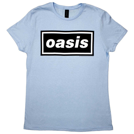 OASIS - DECCA LOGO - Ladies T-Shirt Blue