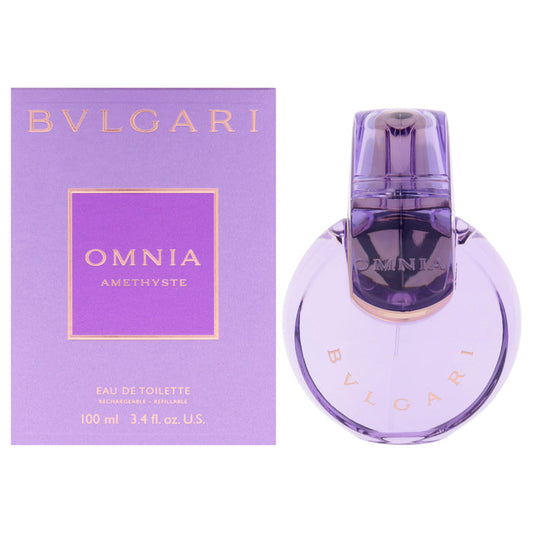 Omnia Amethyste by Bvlgari for Women - 3.4 oz EDT Spray (Refillable)