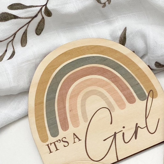 Go-For-Zero-Australia-One-Chew-Three-Australia-It's-A-Girl-Plaque-2-Colours