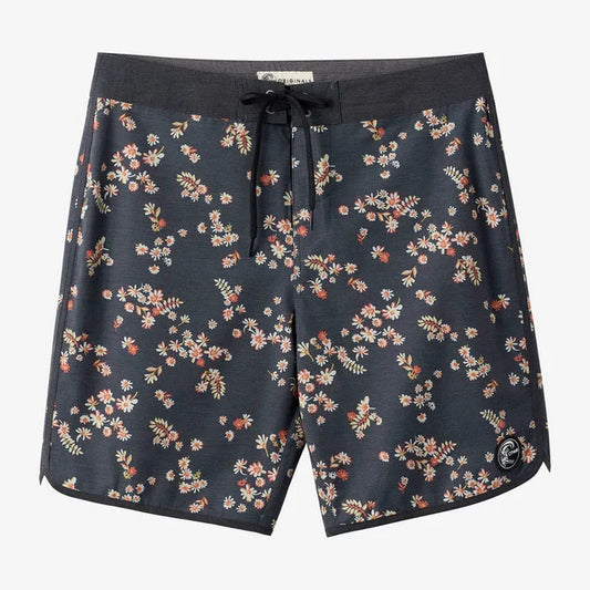 O'Neill OG Print Scallop 18" Boardshorts - Graphite Mens Boardshorts