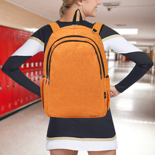 orange glitter backpacks, cheer backpacks, dance backpacks, gymnastics backpacks, tumbling backpacks, ballet backpacks, sports backpacks, pageant backpacks, competition backpacks, glitter cheer bags, sparkle dance bags, glitter gym backpack, glitter practice backpack, glitter team backpack, cheer competition backpack, dance recital backpack, ballet gear backpack, gymnastics gear backpack, glitter travel backpack, glitter performance bag