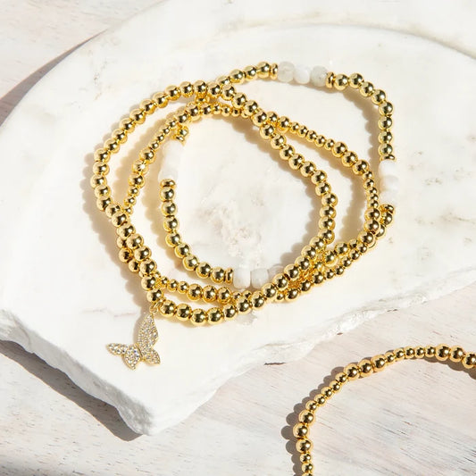 Patterned Ball Bracelet