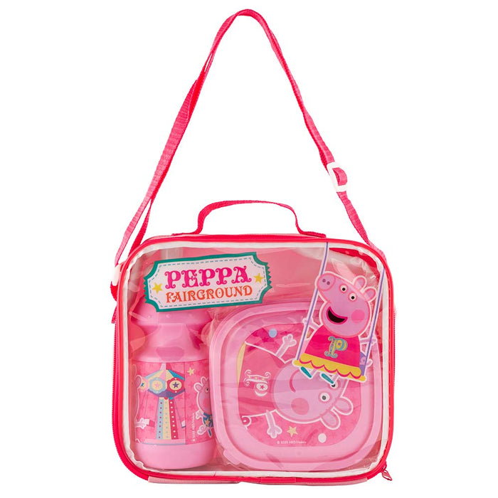 Peppa Pig 3pc Lunchbox Set