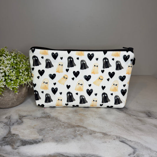 Pouch - Halloween Fall - Ghost Hearts