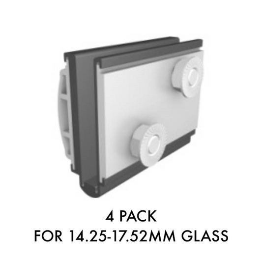 Pressure plate kit for VERSATILT channel glazed system. Suits 21.52mm glass -4PK