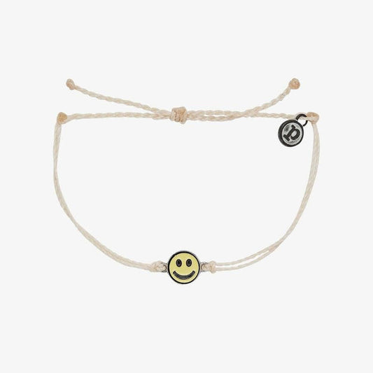 PuraVida Enamel Happy Face Bracelet